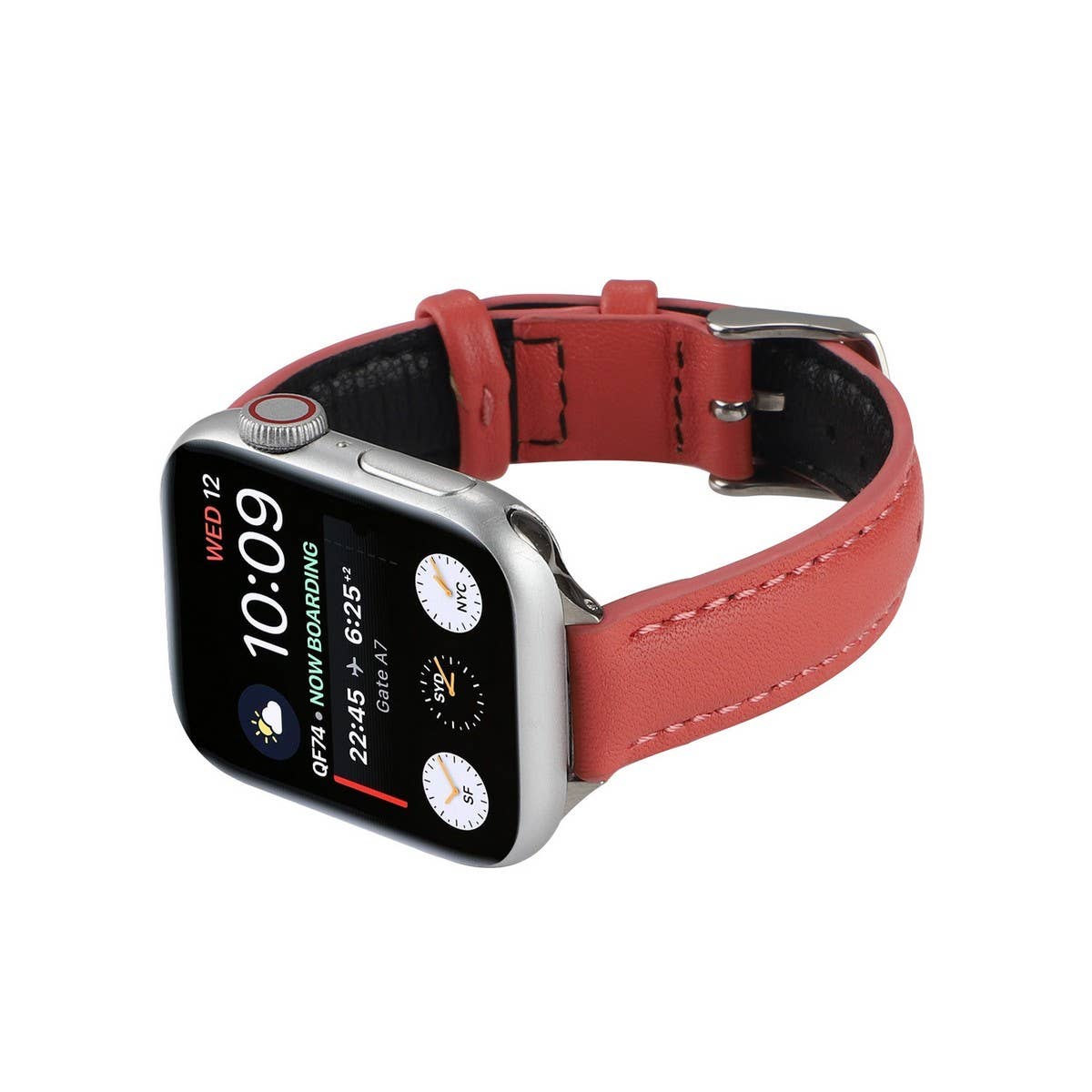 IWATCH9 1SE WOMENS APPLE WATCH8 SLIM LEATHER STRAP_CWWW0073