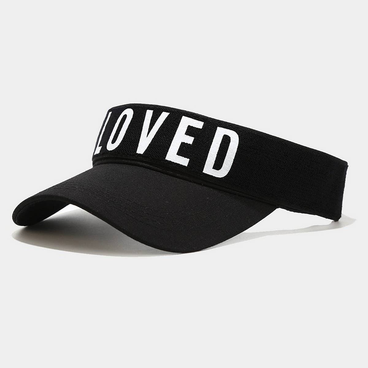LOVED PRINTED VISOR CAP SUMMER BREATHABLE SUN HAT_CWAH3312