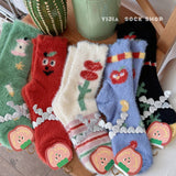 CUTE CARTOON THICK WARM MID TUBE SOCKS_CWMS0873