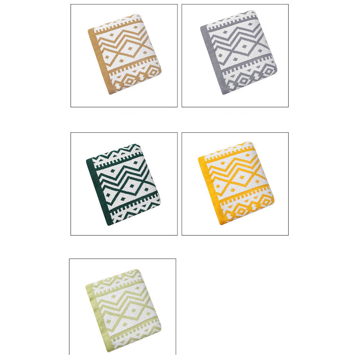 KNITTED SOFT AND LIGHT GEOMETRIC PATTERN BLANKET_CWMM0208