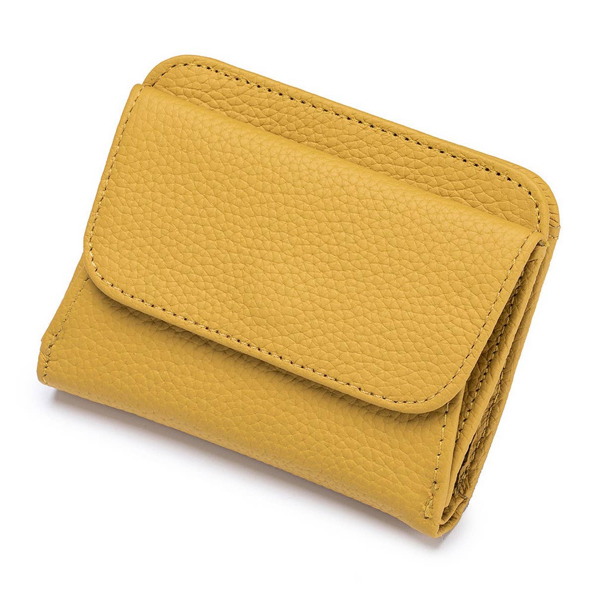 Trendy Soft Leather Short Wallet For Women_Cuab00365