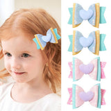 GLITTER HEART BOW HAIR CLIP FOR GIRLS_CWAHA6691