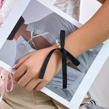 NEW FASHION RETRO LONG BOW CLAVICLE NECKLACE_CWMM3189