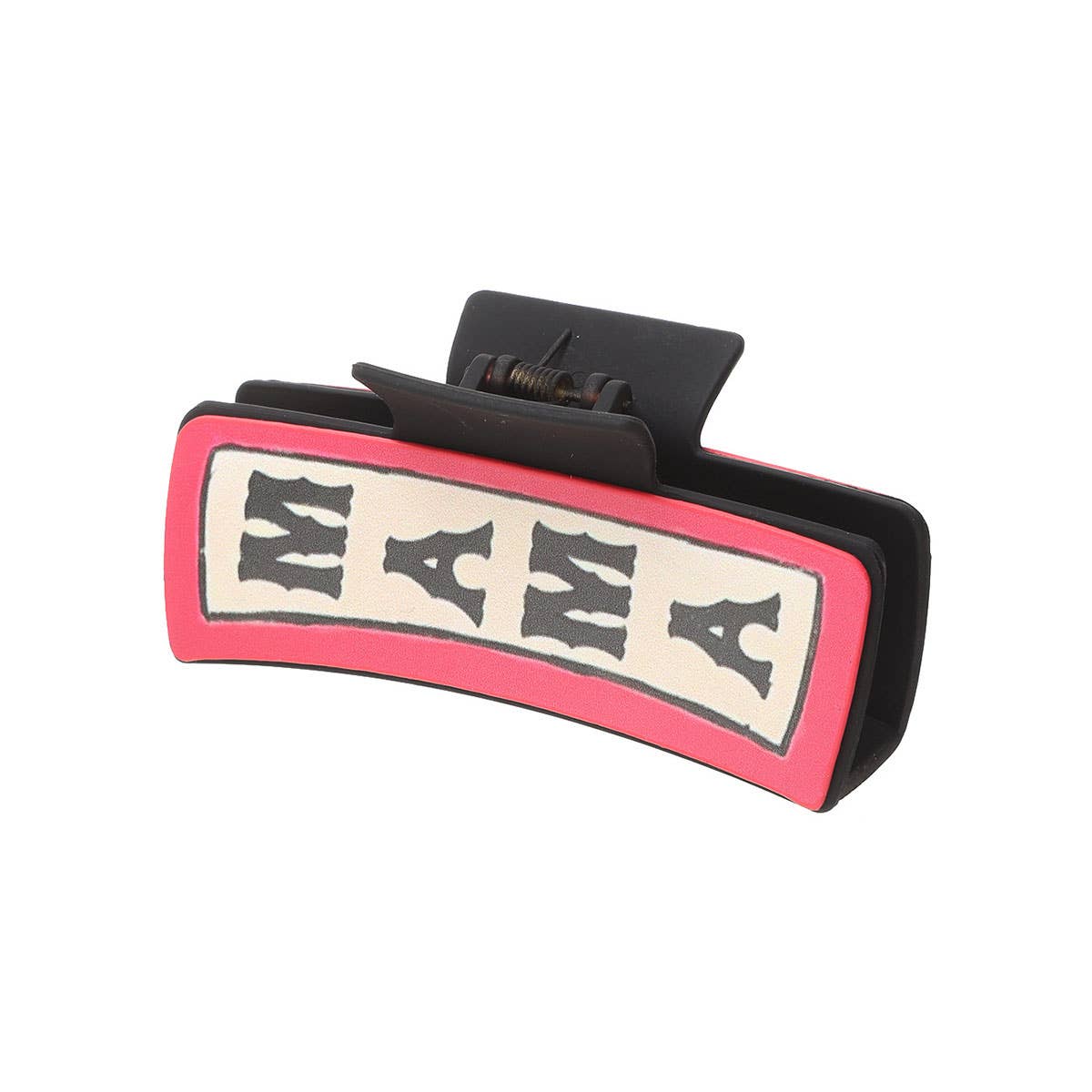 Western Cactus Sunflower Hair Claw Leather Clip_Cwasc1610