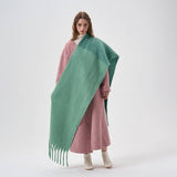 COLORBLOCK FAUX CASHMERE LONG SCARF FOR WINTER_CWASC2293