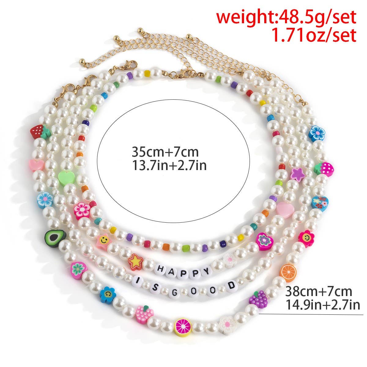 SIMPLEAND FLOWER BRAIDED MIX AND MATCH NECKLACE_CWAJE1497