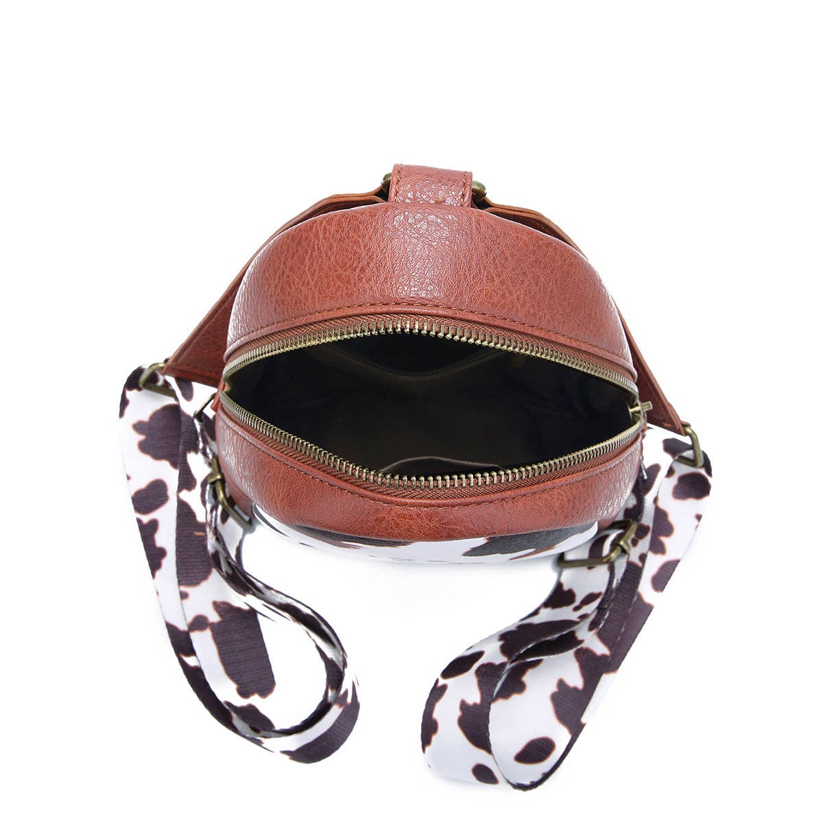 Vintage Print Western Shoulder Bag_Cwab2585