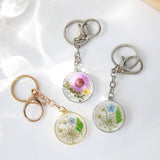 NEW SUMMER DRIED FLOWER KEYCHAIN PENDANT_CWMM3703