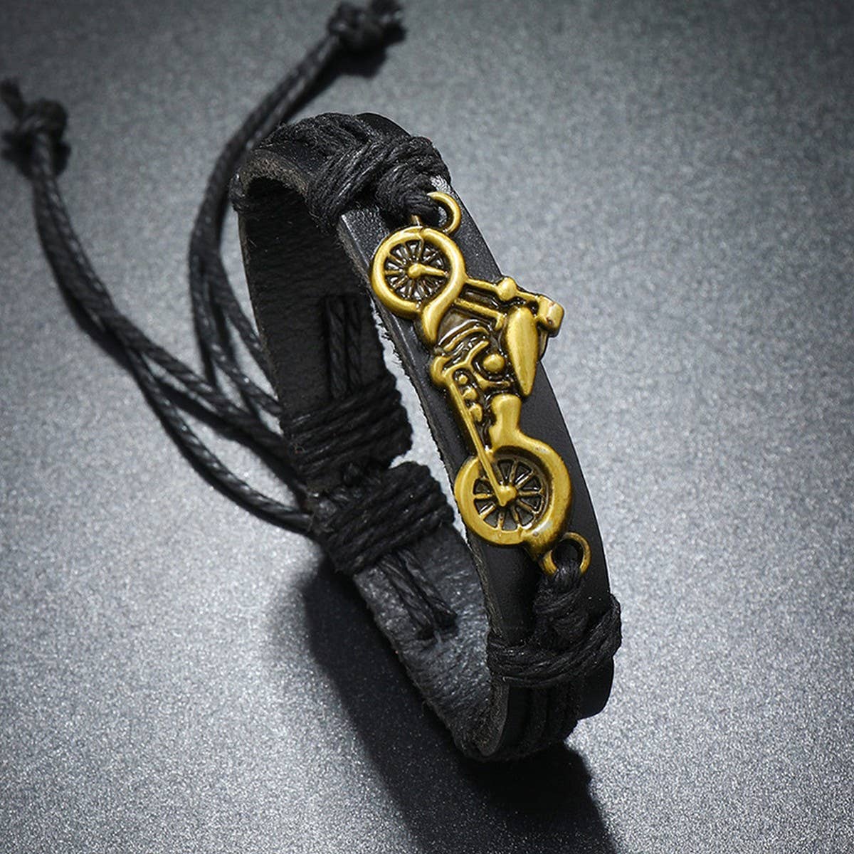 SIMPLE RETRO BRAIDED LEATHER BRACELET_CWMM4466