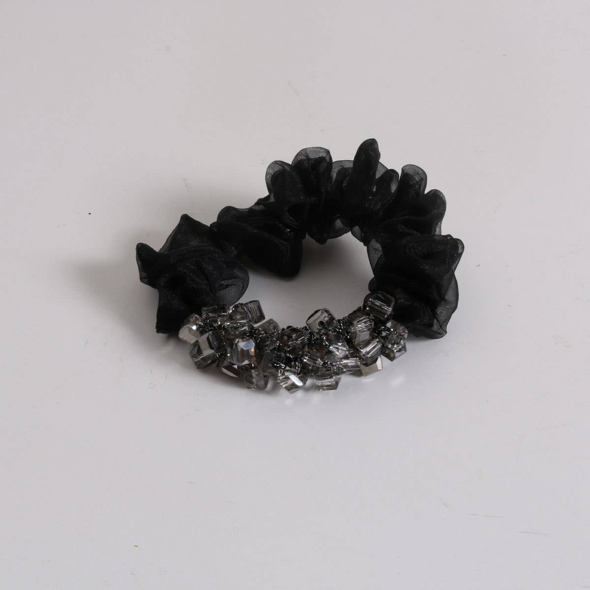 SIMPLE ORGANZA HAIR TIE ELEGANT SOFT HIGH ELASTIC_CWAHA6782