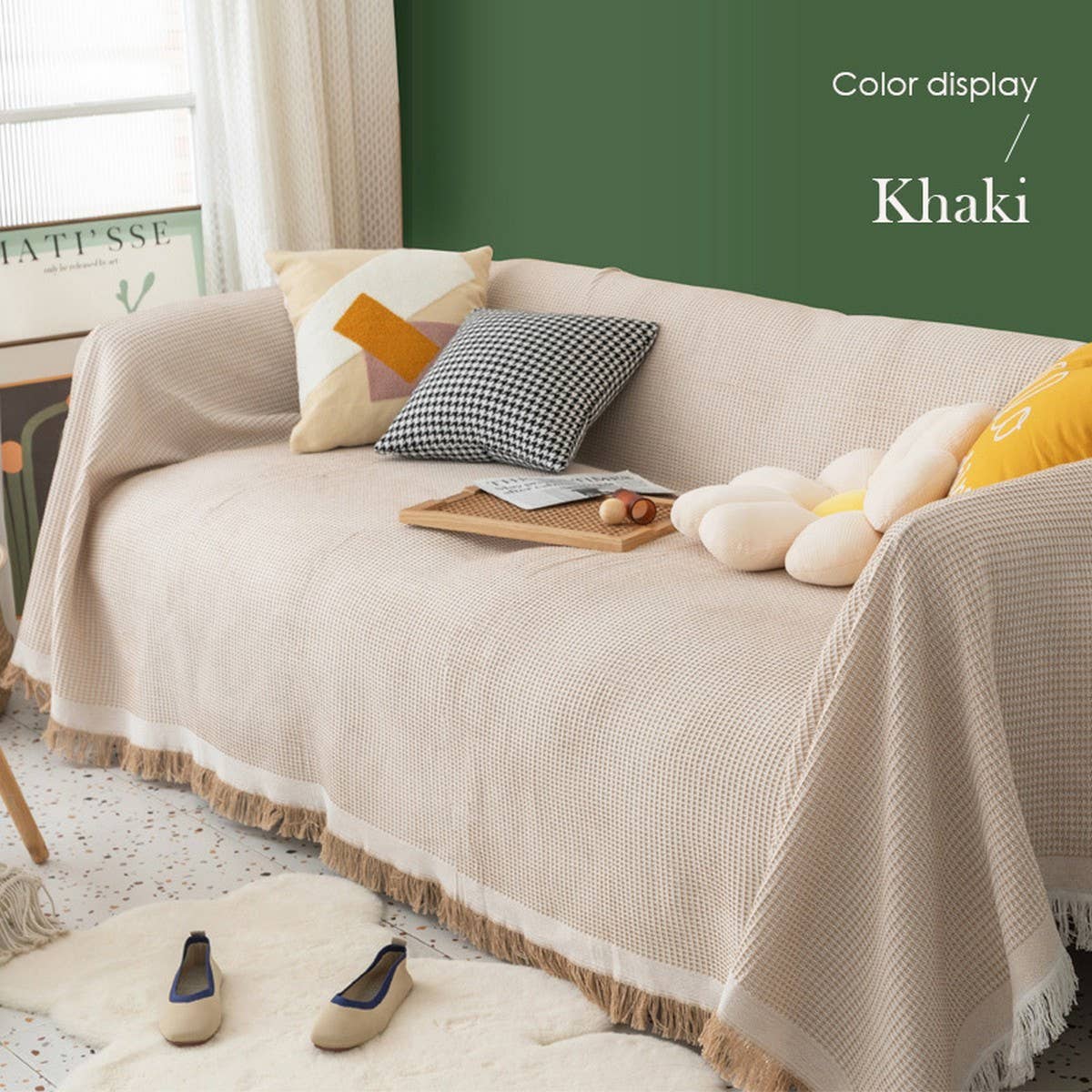 CUTE PINK COUCH COVER FULL WRAP BLANKET_CWMM9642