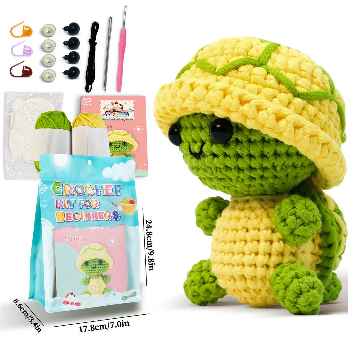 Turtle Handmade Diy Woven Plush Material Package_Cwmm1875