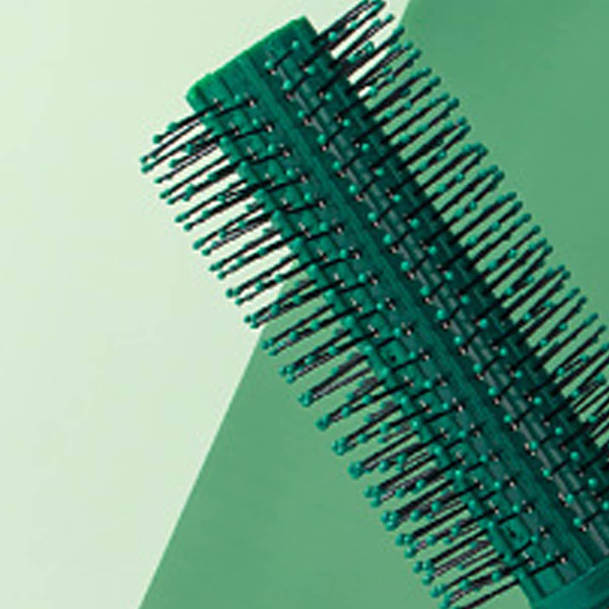DARK GREEN HAIR COMB FOR SMOOTHING AND CURLY HAIR_CWMM0936