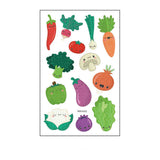 Waterproof Kids Sparkle Fruit Veggie Tattoos_Cwmm8258