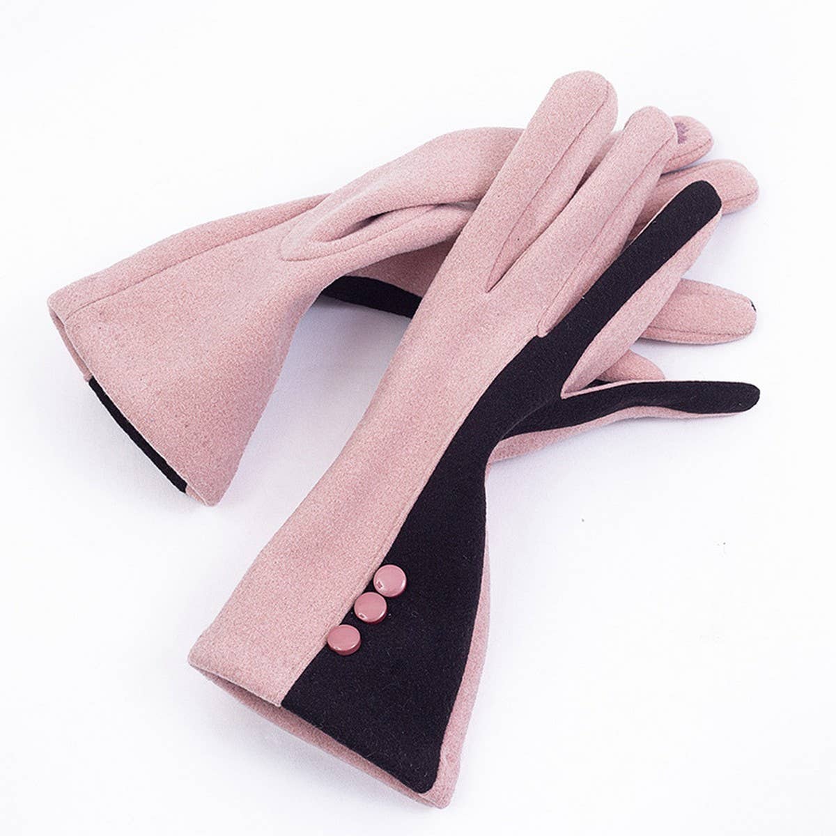 Autumn And Winter Warm Color Matching Gloves_Cwmm1544