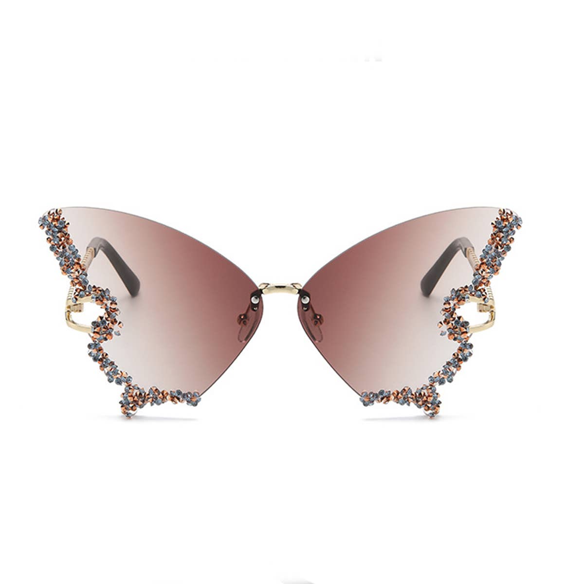 Vintage Rhinestone Butterfly Sunglasses_Cwasg0205
