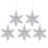 Cwmm10173_Clear Snowflake And Reindeer Ornaments For Tree