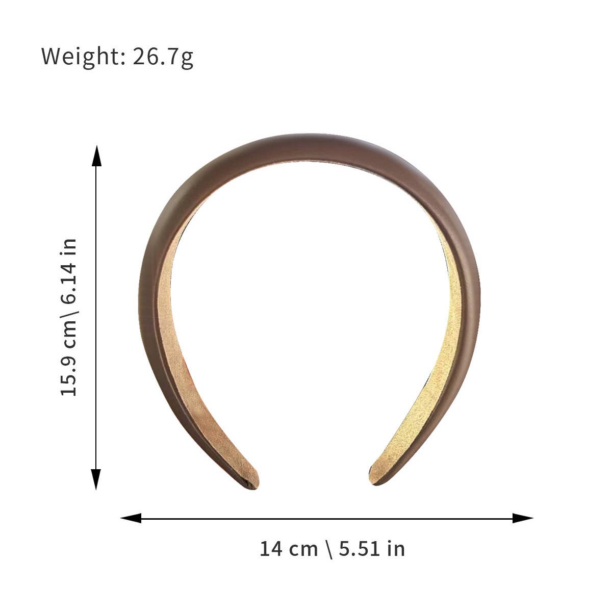 TEXTURED SOLID COLOR WIDE BRIM HIGH TOP HEADBAND_CWAHA2078