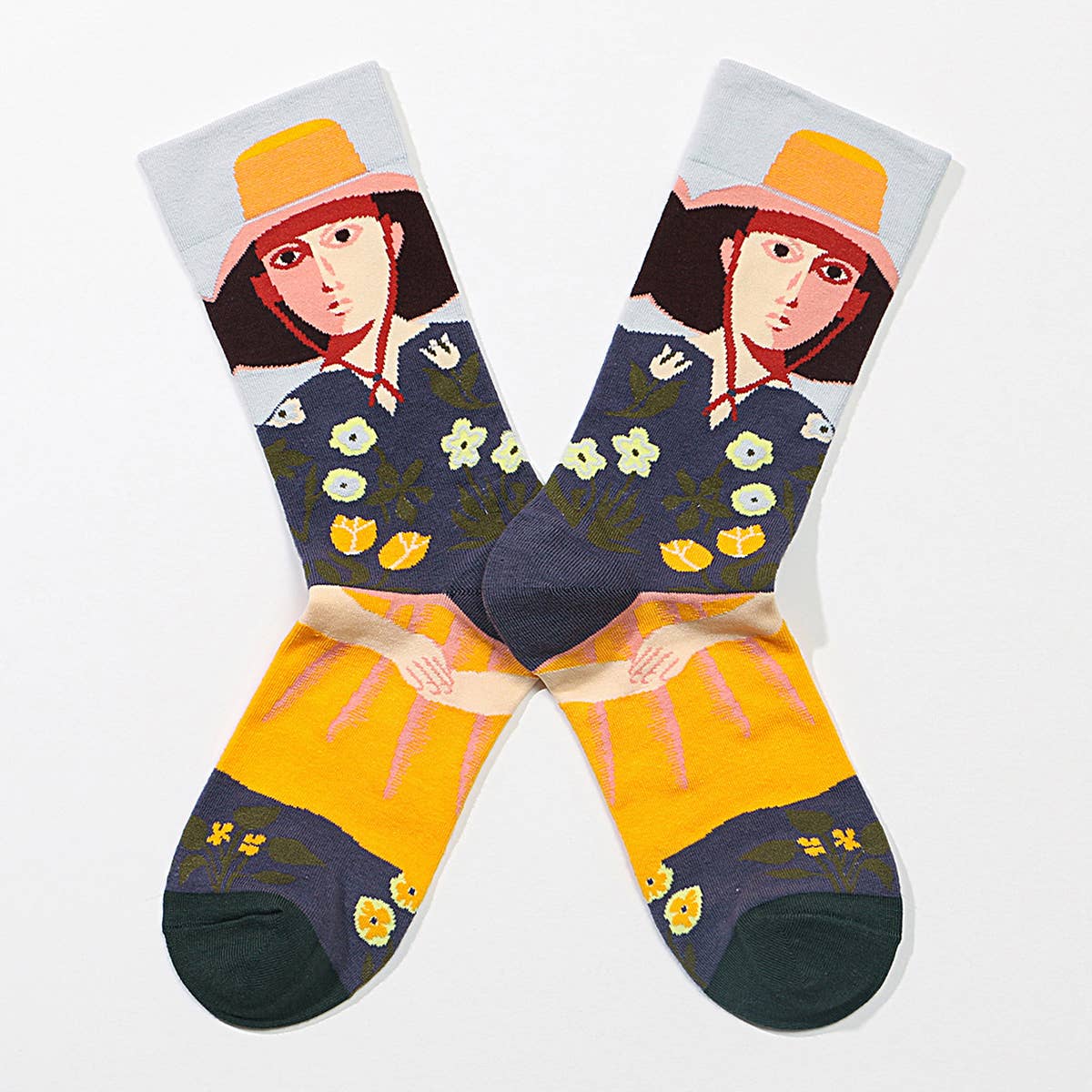 CARTOON JACQUARD SNOWBOARDING SOCKS_CWMS0198