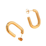 STAINLESS STEEL U SHAPED PERSONALITY EARRINGS_CWMM3620