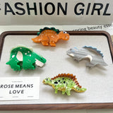 NEW CARTOON DINOSAUR HAIR CLIP STEGOSAURUS_CWAHA5724
