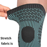 ELASTIC KNEE BRACE WITH DOUBLE WAVE NON SLIP GRIP_CWMM7889