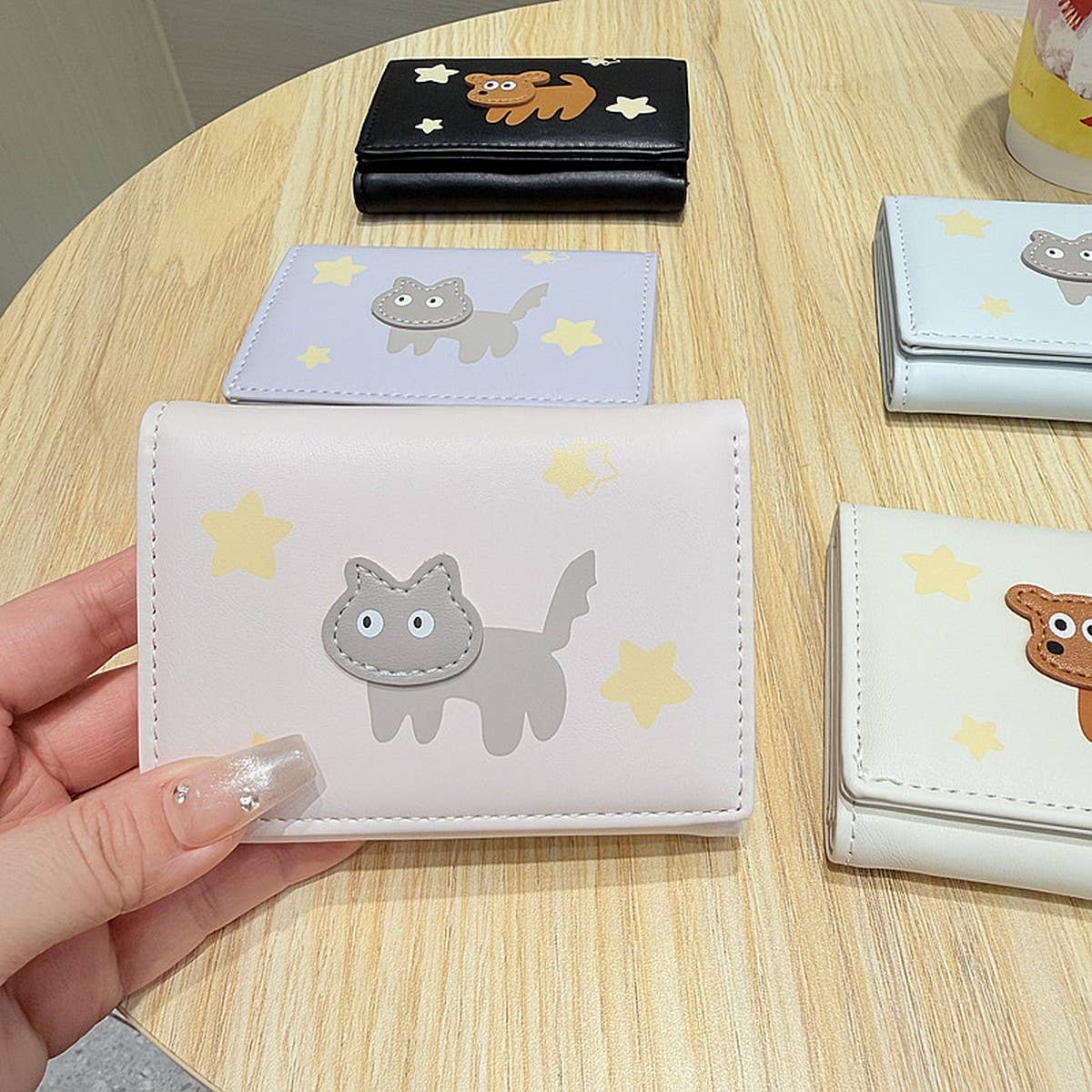 Cute Cartoon Mini Pu Wallet For Students_Cwab06243