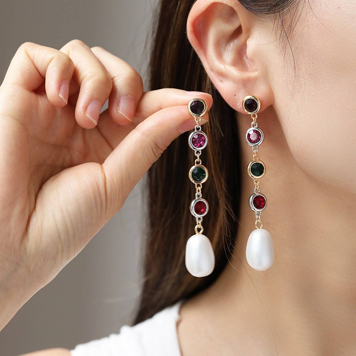 Womens Fashion Necklace And Earrings Set