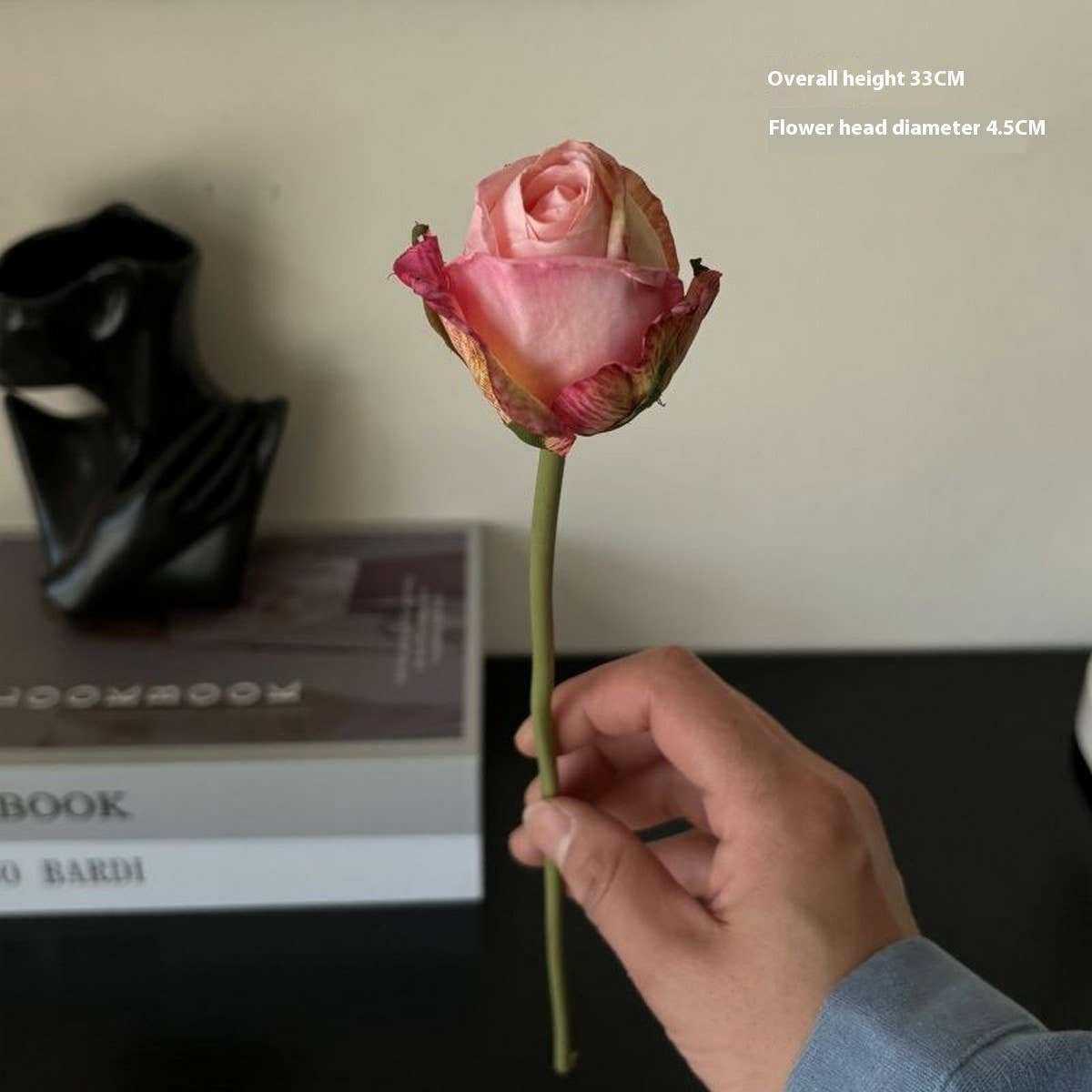 BURNT EDGE ANGORA ROSE FOR HOME PHOTO DECOR_CWMM6571