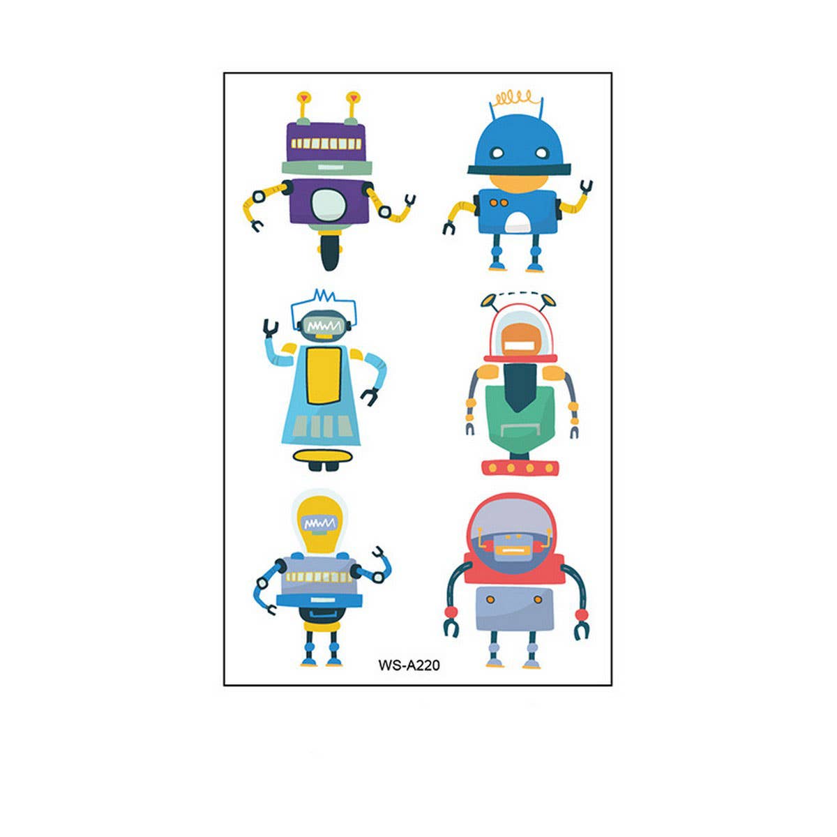 CUTE WATERPROOF TEMPORARY TATTOO STICKERS SET_CWMM8372