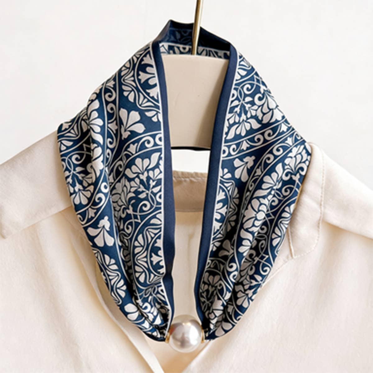 Skinny Silk Neck Scarf For Shirts_Cwasc03935