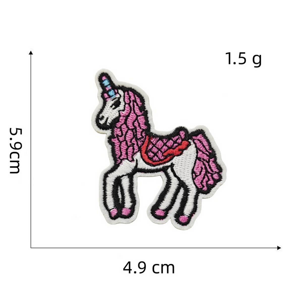 NEW PINK CARTOON EMBROIDERED CLOTH PATCH_CWMM4021