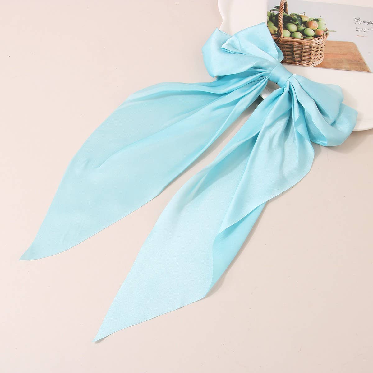 Cwaha1104_Simple Temperament Bow Hair Clip