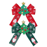 Ribbon Bow Hair Clip For Girls New Year