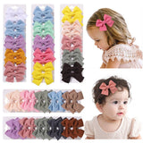 1 6 HANDMADE FABRIC BOW CLIPS FOR GIRLS_CWAHA6756