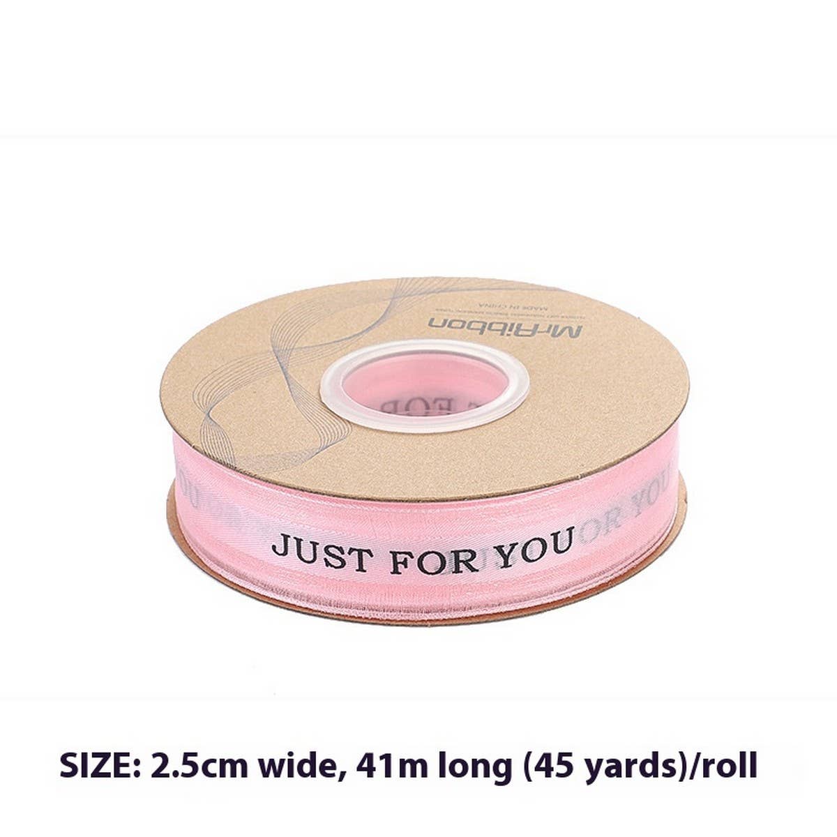 2 5CM FLOWER PACKAGING RIBBON BOW RIBBON_CWMM5784