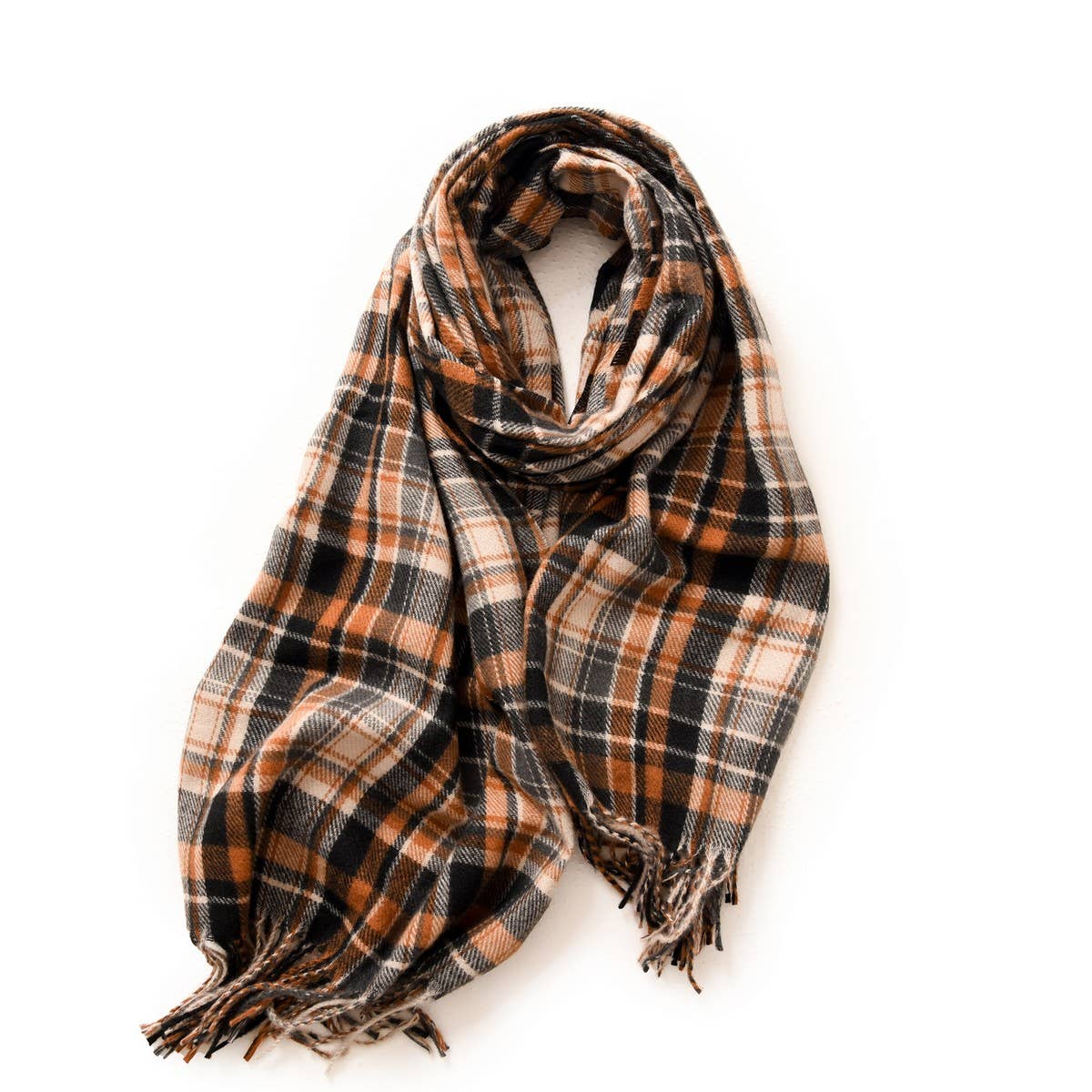 PLAID WINTER SCARF WRAP SOFT STREET STYLE SHAWL_CWASC1050