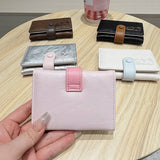 Cute Cat Embossed Mini Trifold Wallet With Snap_Cwab06228