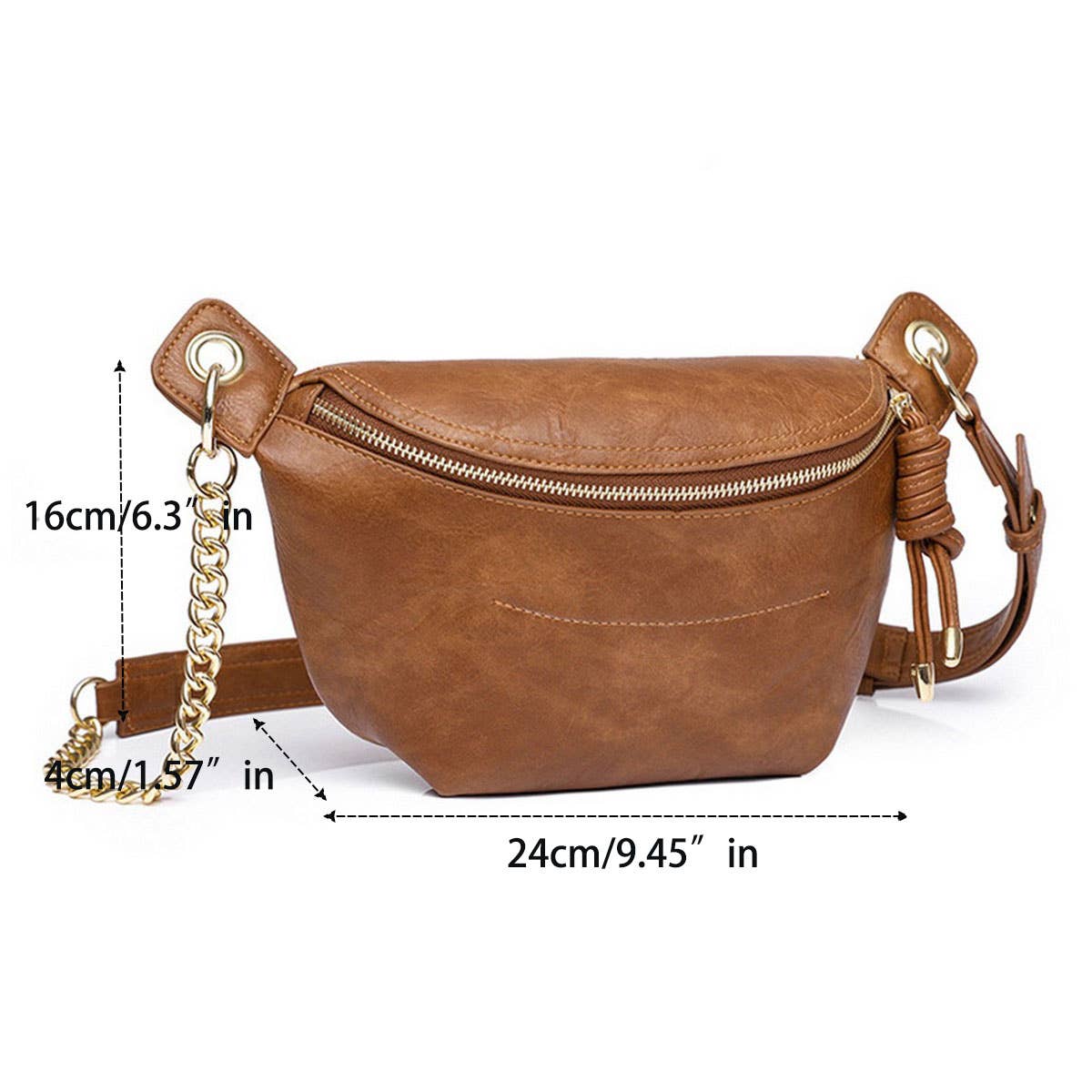 BELT BAGS LEATHER FANNY PACK CROSSBODY FOR WOMENS_CWAB2118