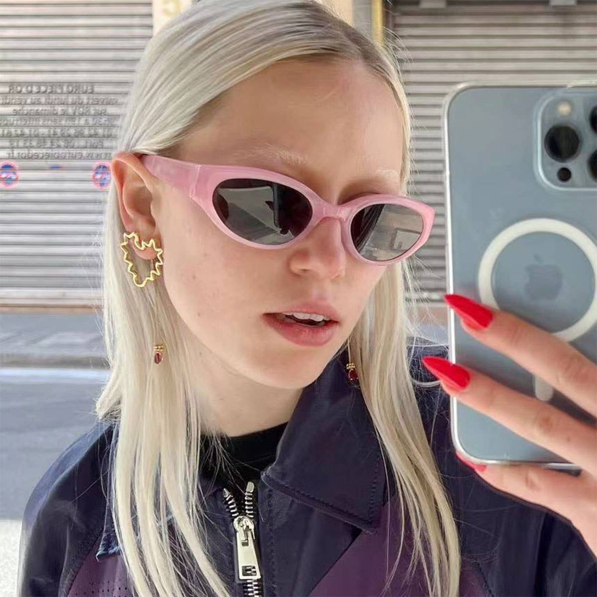 OVAL FRAME FASHION GLASSES_CWASG0114