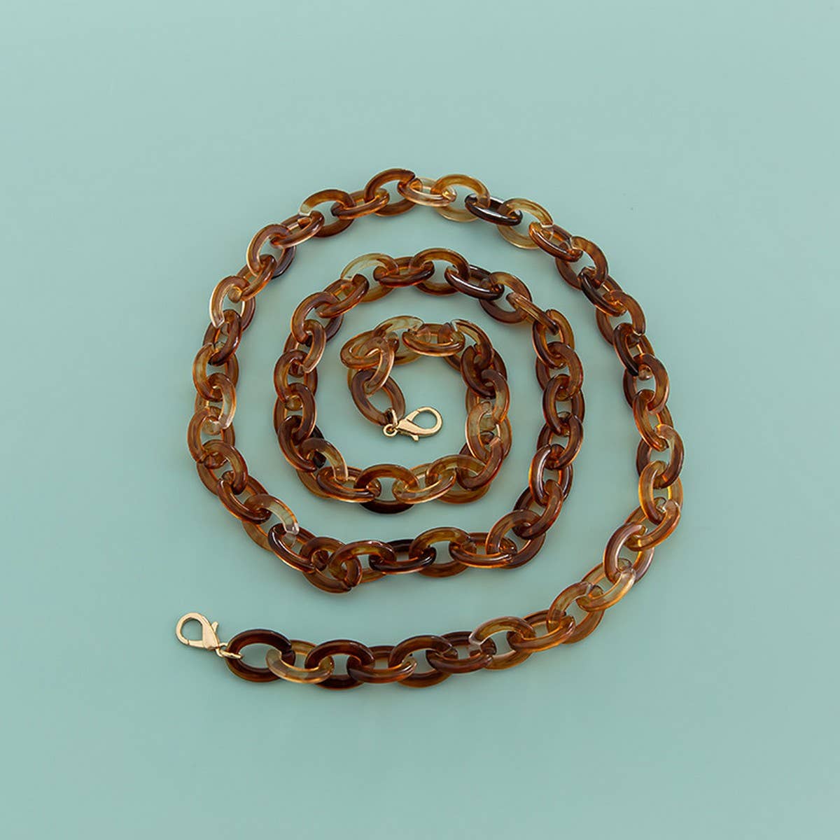 47 OVAL 0 67 0 98 ACRYLIC CHAIN BAG STRAP_CWMM5099