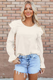 Solid Color Simple Corduroy Hoodie Woman
