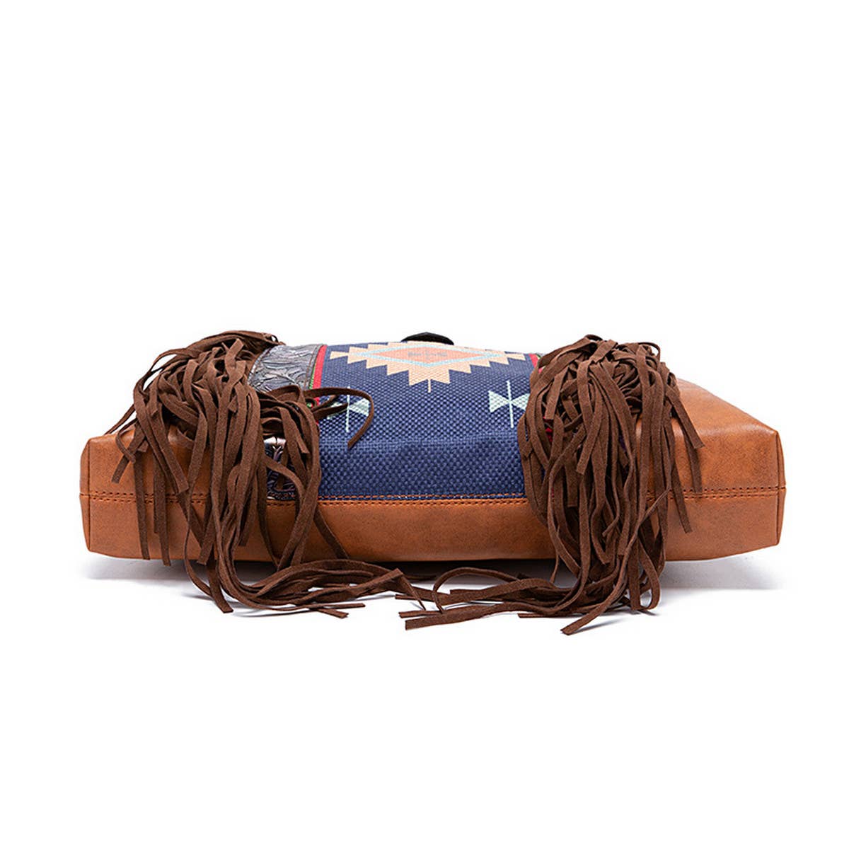BOHEMIAN HAND WOVEN FLOWING BEARD SHOULDER BAG_CWAB2579