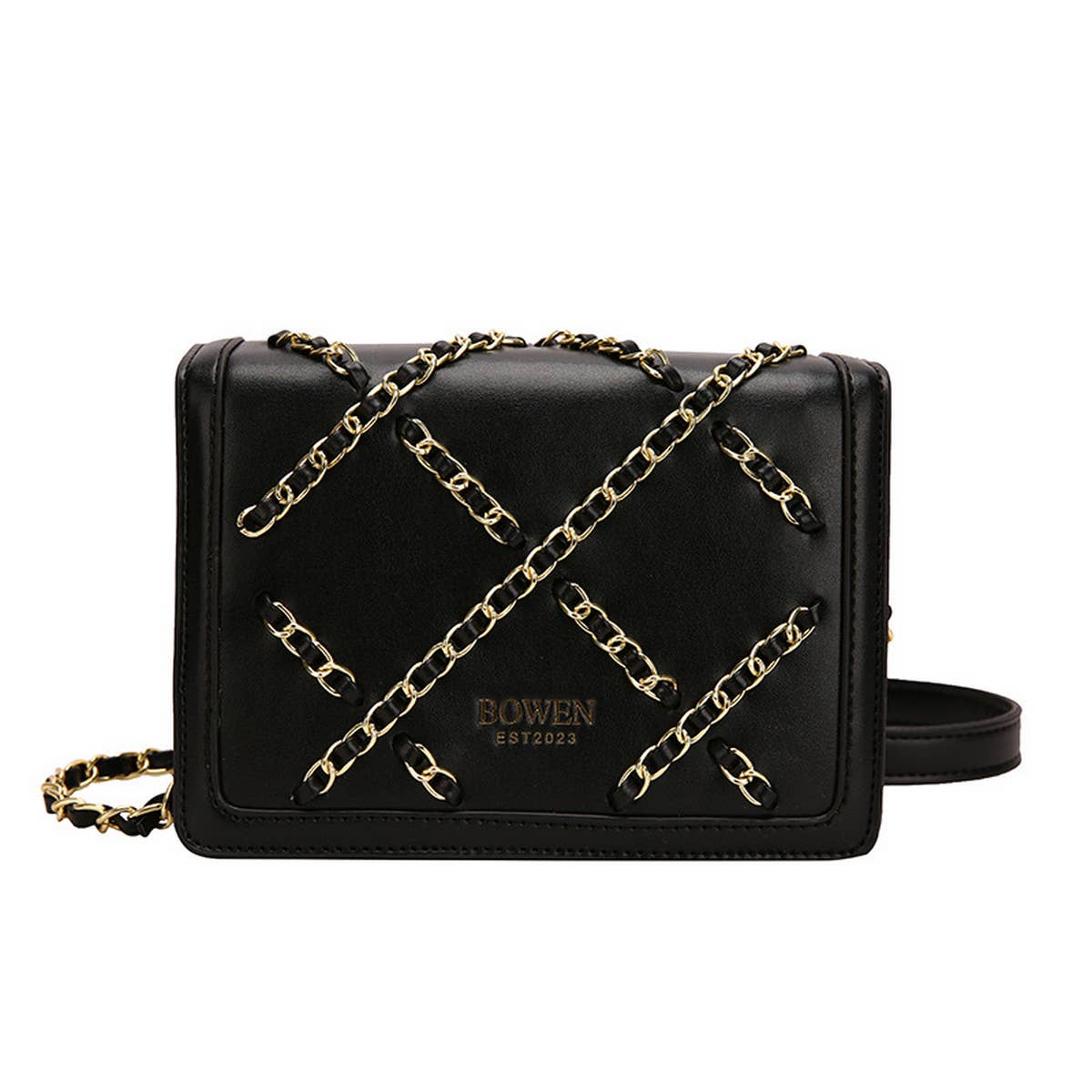Women Braided Chain Crossbody Bag_Cwab1558