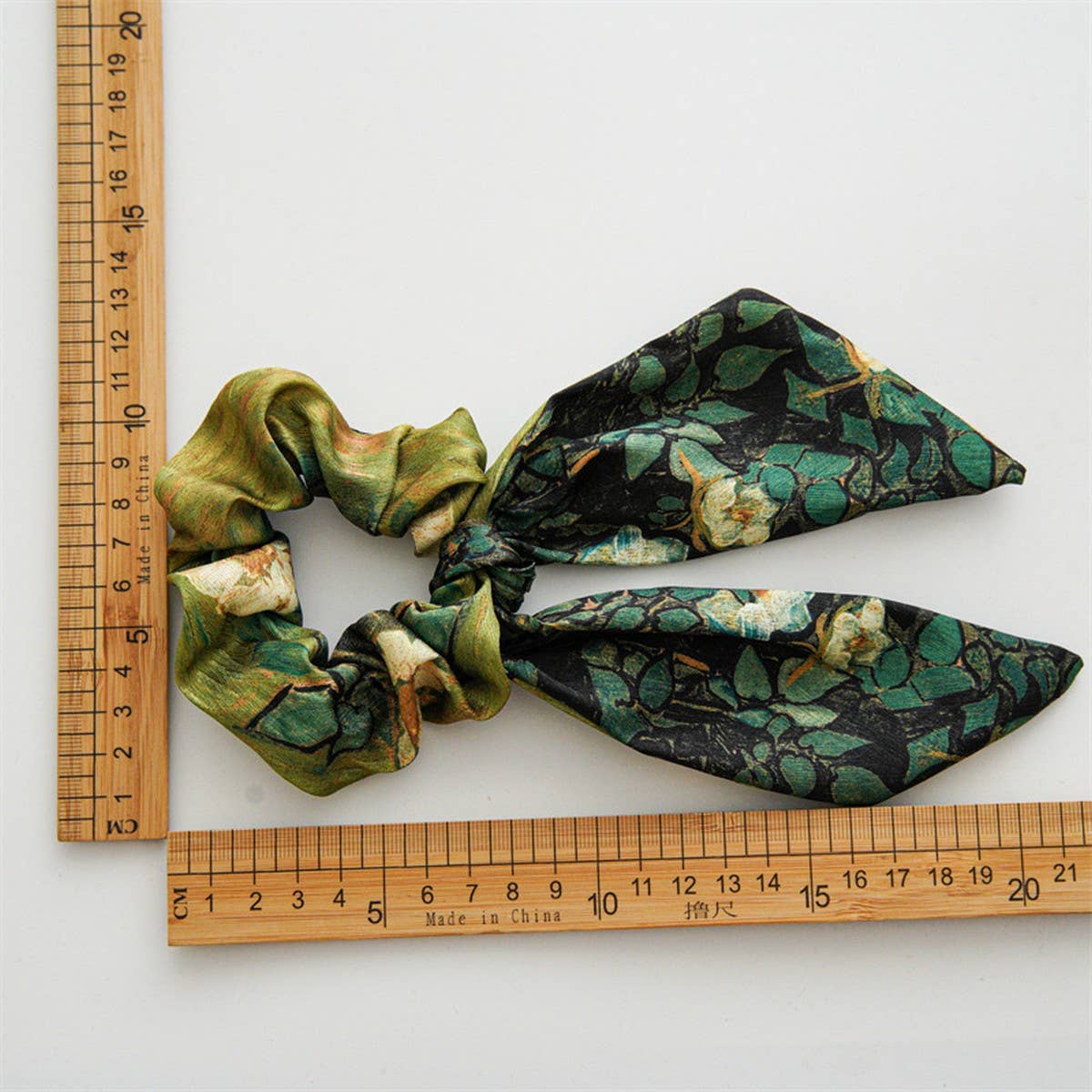 OIL PAINTING BOW PONYTAIL HAIRBAND HAIRACCESSORIES_CWAHA4164