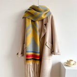 AUTUMN WINTER LONG SCARF THICK COZY WRAP_CWASC0974