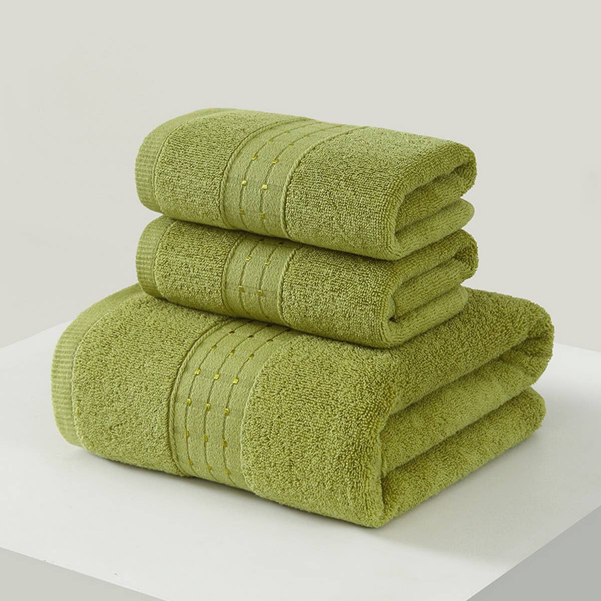 PURE COTTON THICK BATH TOWEL TWO PIECE SET_CWMM2275