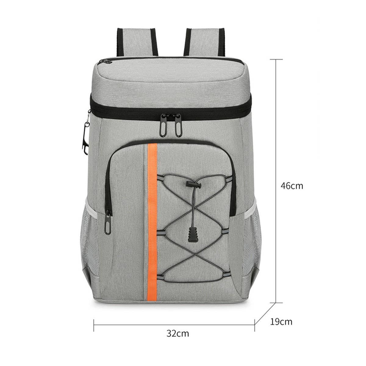 THICK LARGE INSULATED BACKPACK WITH FOIL LINING_CWAB5417