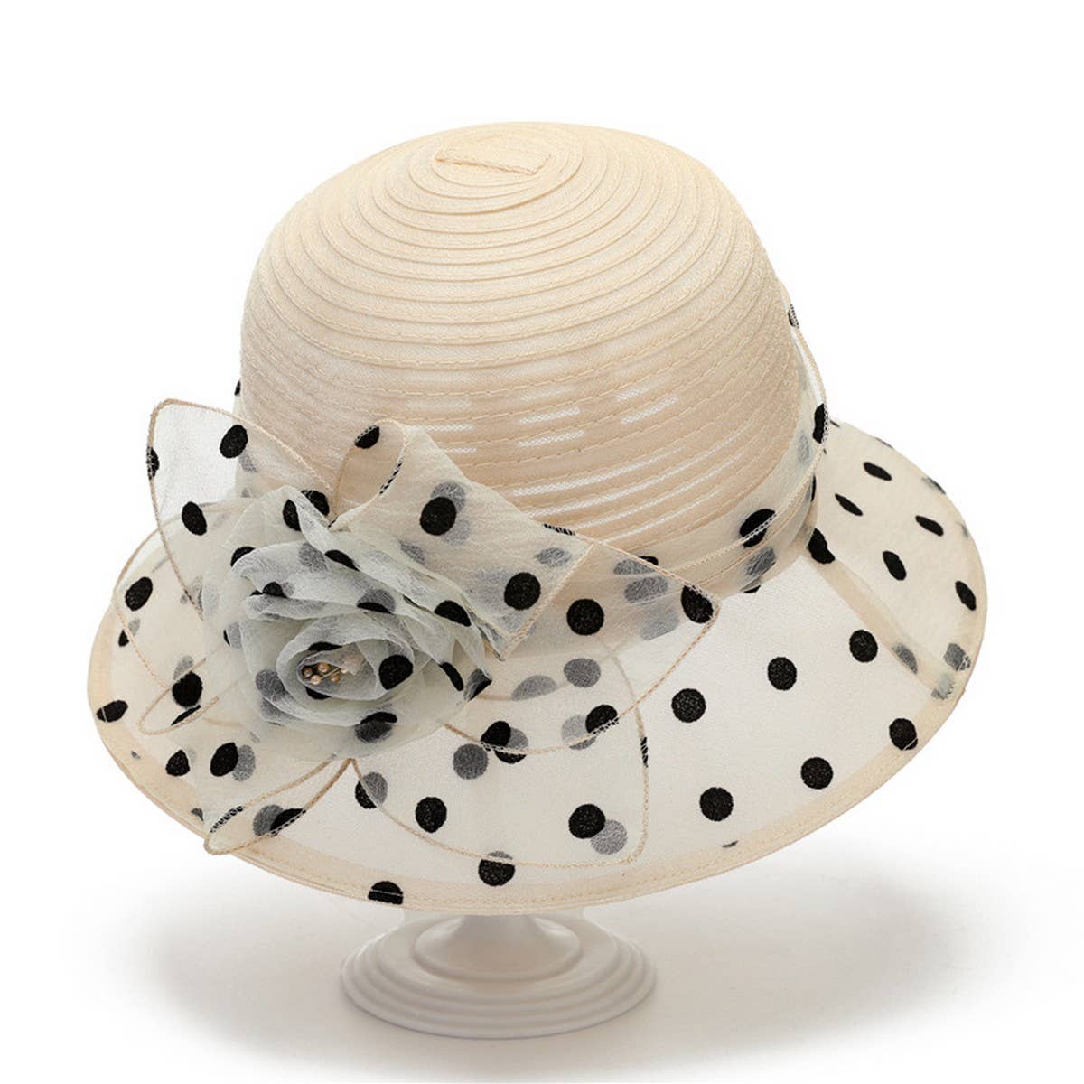 FLOWER HAT ELEGANT SUN PROTECTION HAT_CWAH1449