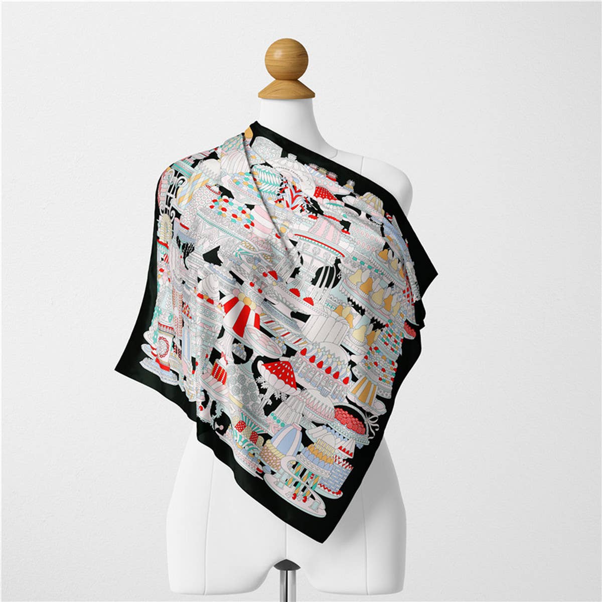 MIDDLE EASTERN KEFFIYEH SCARF FOR TRAVEL HEADWEAR_CWASC0652